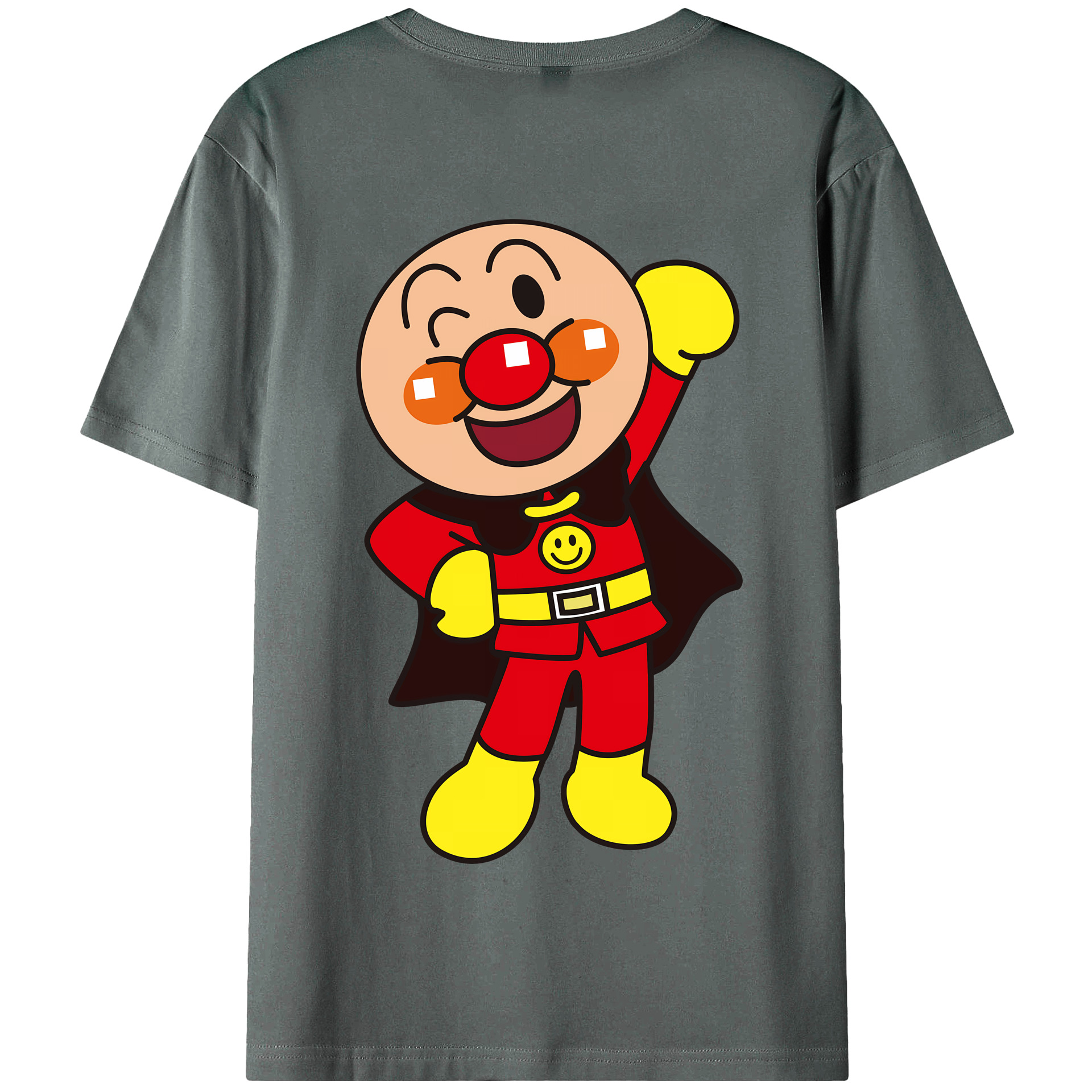 （画像用） アンパンマン Anpanman 綿100％半袖Tシャツ（背面プリント）